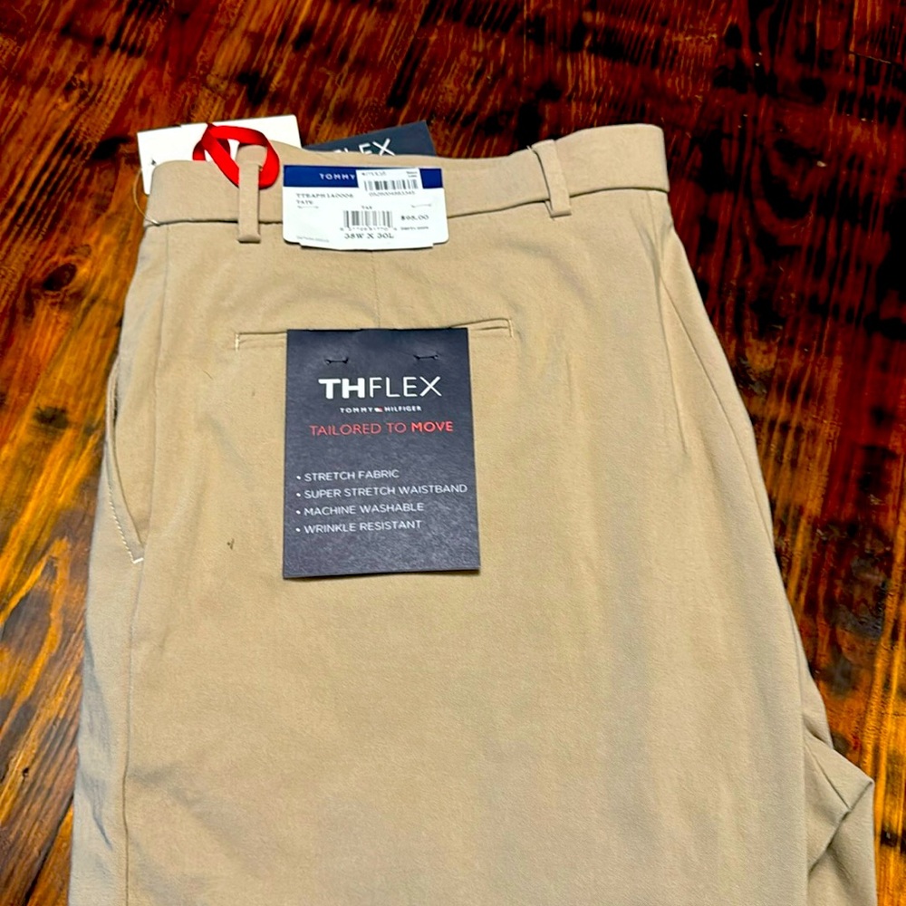 Tommy Hilfiger Tan Dress Pants, Size 38W x 30L